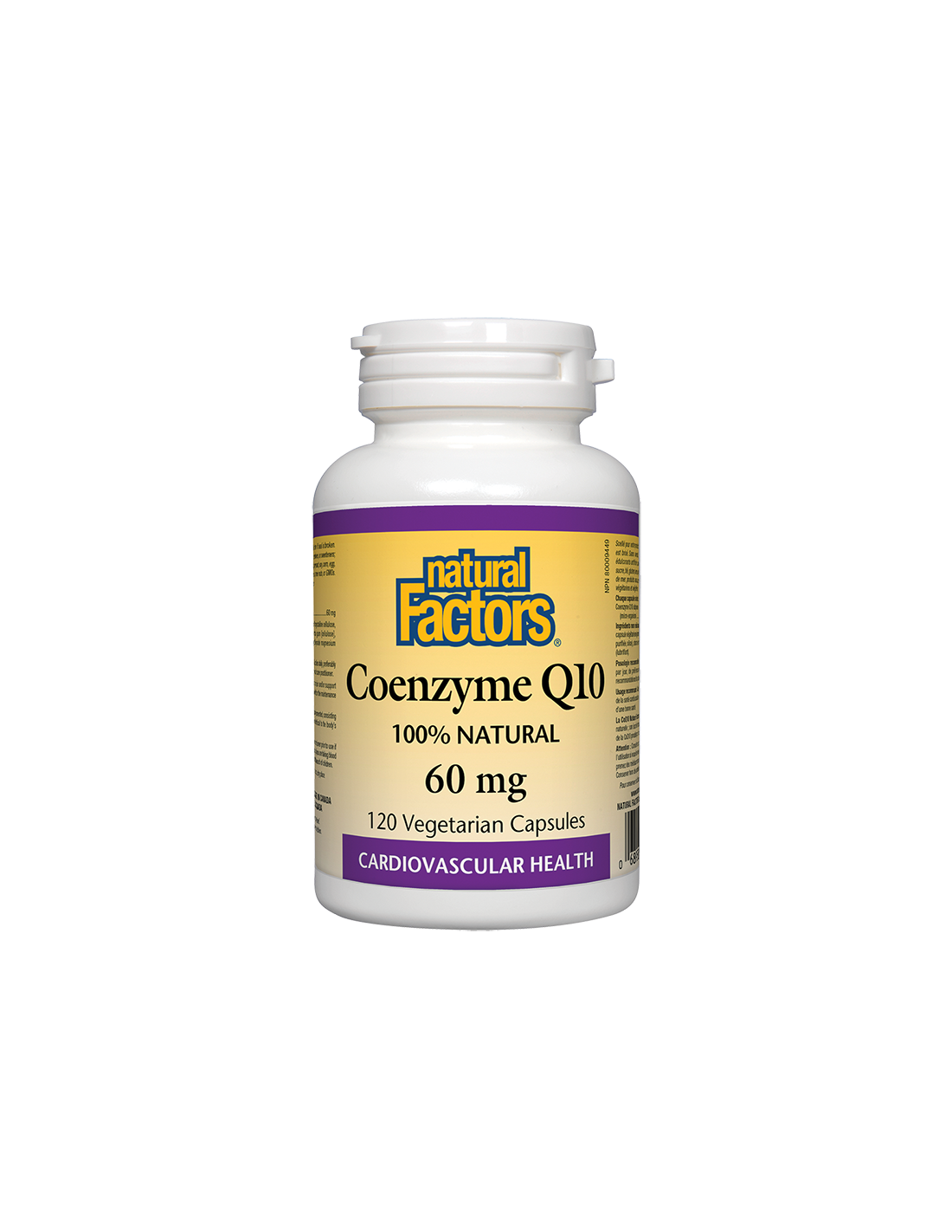 Coenzyme Q10/ Коензим Q10 60 mg x 120 капсули Natural Factors