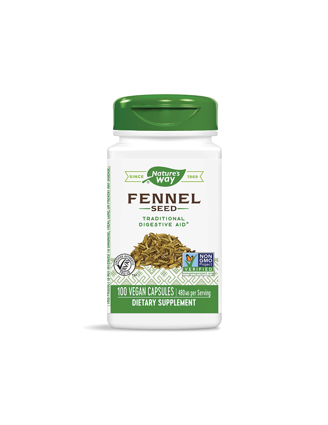 Fennel Seed/ Копър (семена) 480 mg х 100 капсули Nature’s Way