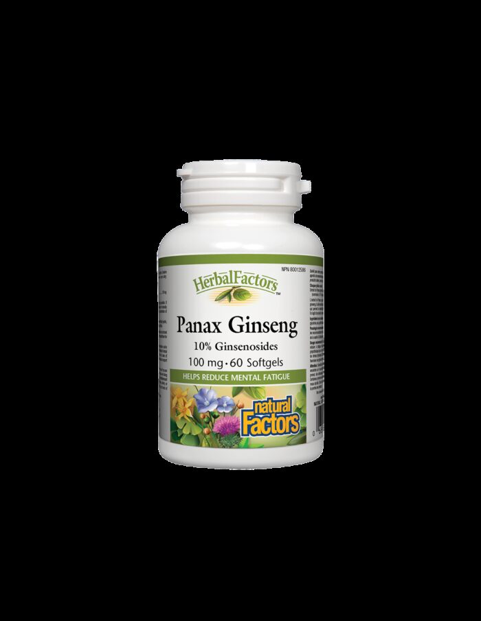 Panax Ginseng/ Женшен корейски 100 mg x 60 софтгел капсули Natural Factors