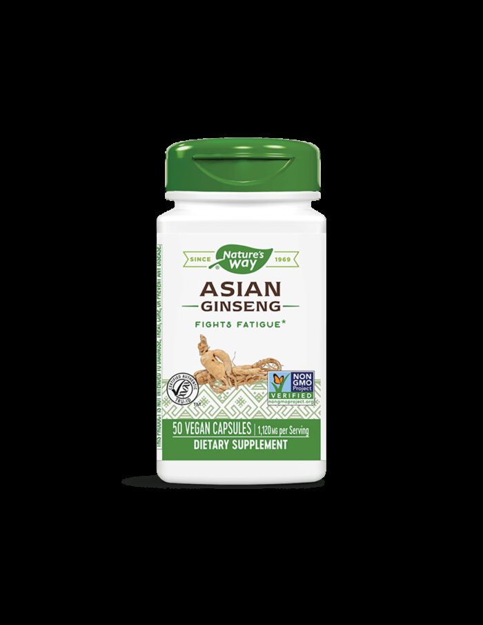 Asian Ginseng/ Женшен азиатски 560 mg х 50 капсули Nature’s Way