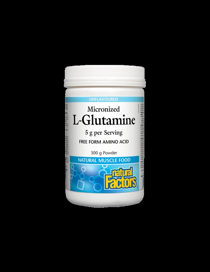 L-Glutamine Micronized/ Л-Глутамин (микронизиран) х 300 g / 60 дози Natural Factors