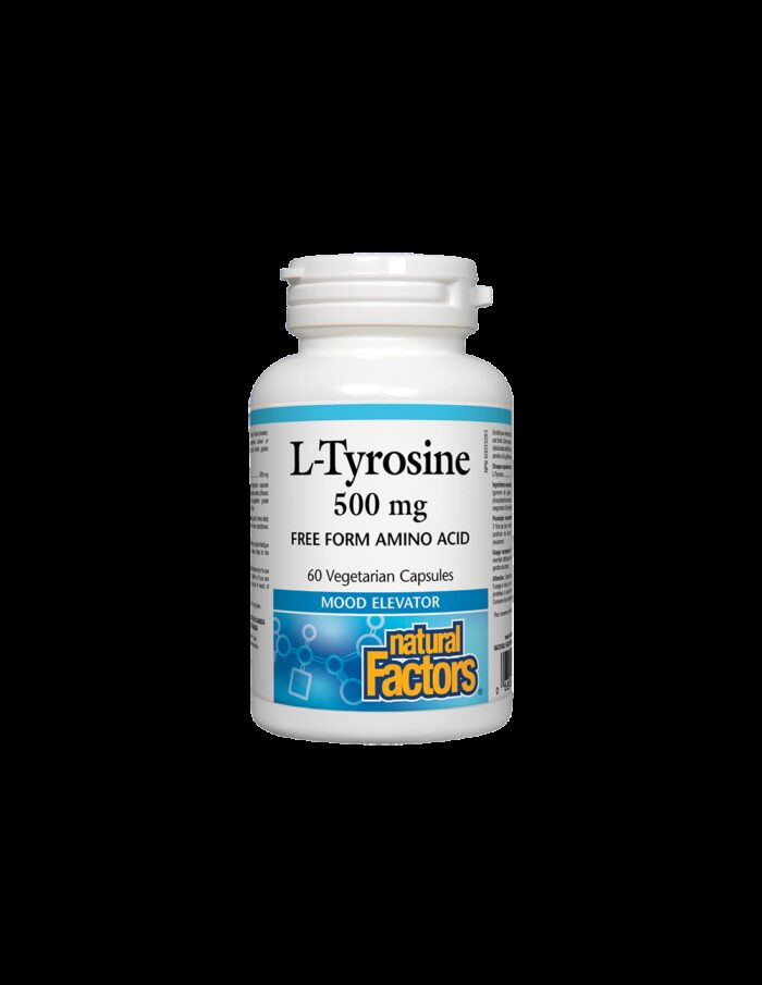 L-Tyrosine/ Л-Тирозин 500 mg х 60 капсули Natural Factors