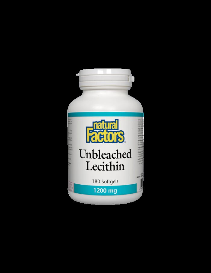 Lecithin Unbleached/ Лецитин (неизбелен) 1200 mg х 180 софтгел капсули Natural Factors