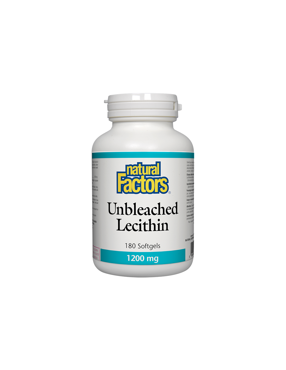 Lecithin Unbleached/ Лецитин (неизбелен) 1200 mg х 180 софтгел капсули Natural Factors