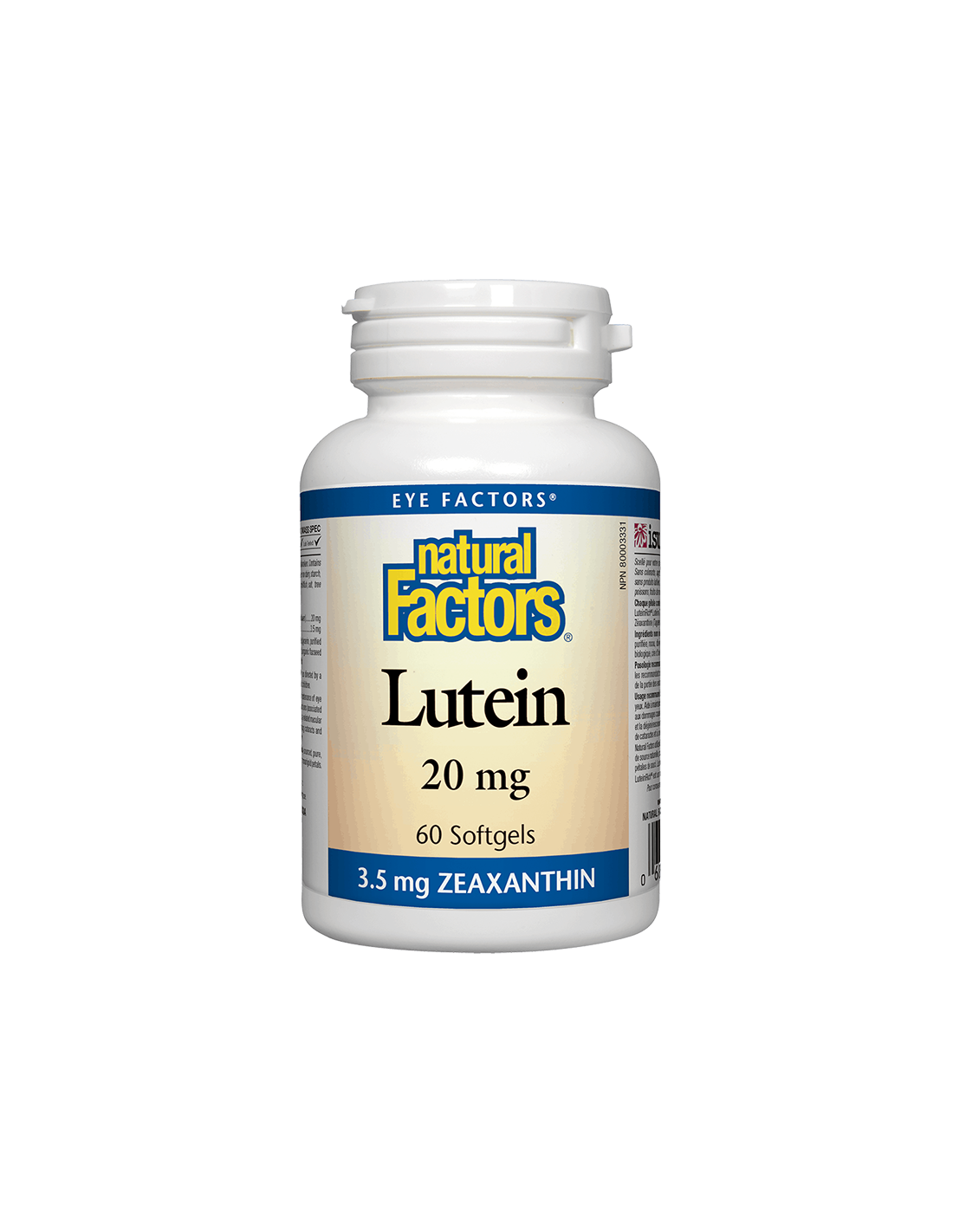 Lutein / Лутеин 20 mg х 60 капсули Natural Factors