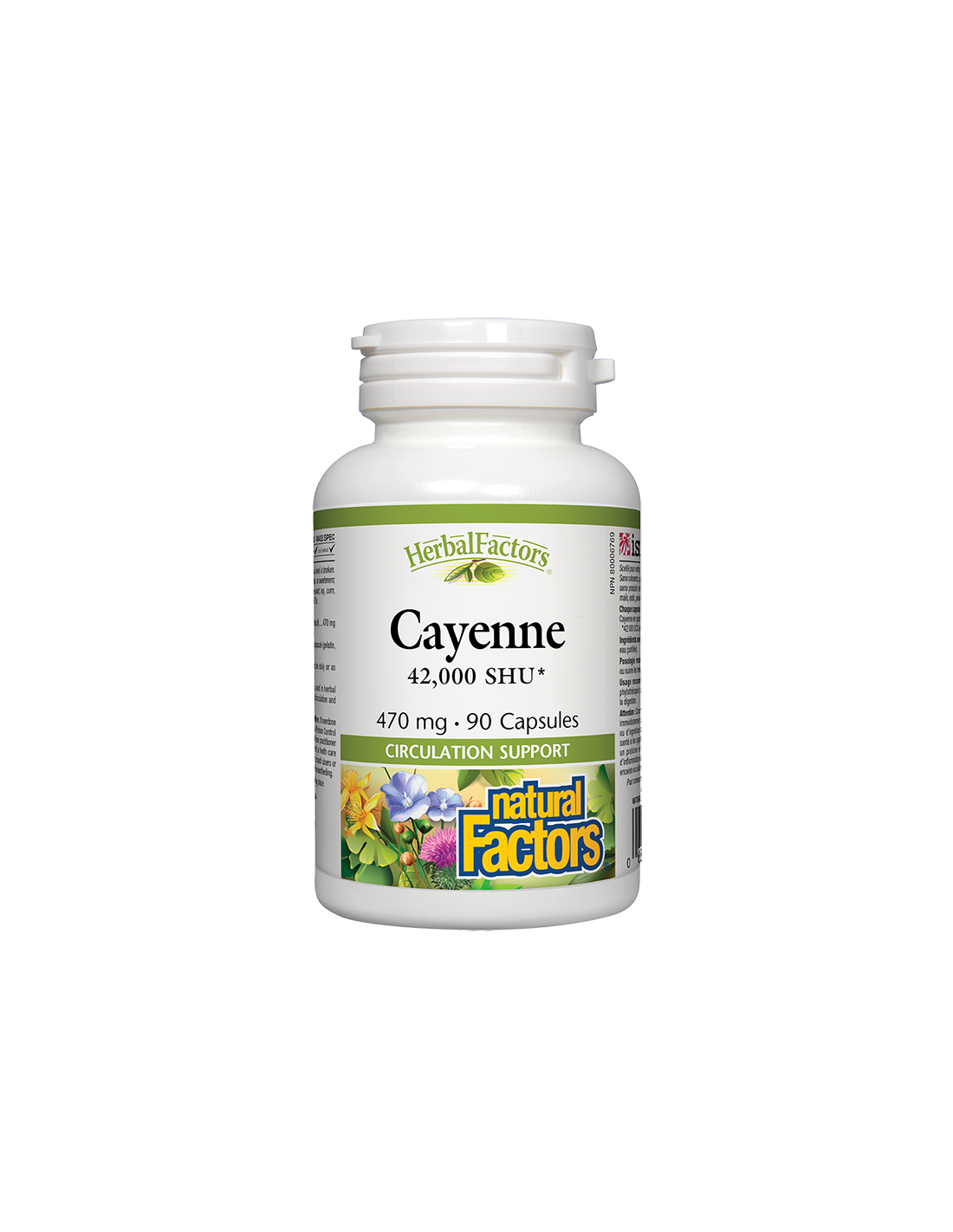 Cayenne 42 000 SHU/ Лют червен пипер 470 mg х 90 капсули Natural Factors