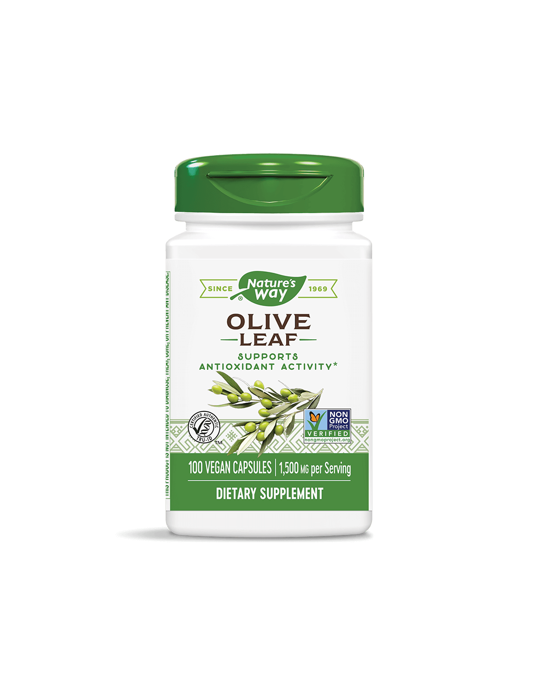 Olive Leaf/ Маслина (лист) 500 mg х 100 капсули Nature’s Way