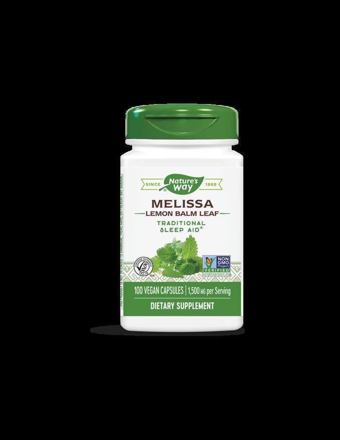 Melissa Lemon Balm Leaf/ Маточина (лист) 500 mg х 100 капсули Nature’s Way