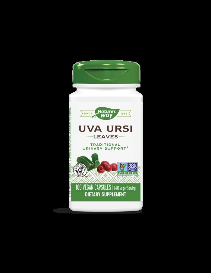 Uva Ursi Leaves/ Мечо грозде (лист) 480 mg х 100 капсули Nature’s Way