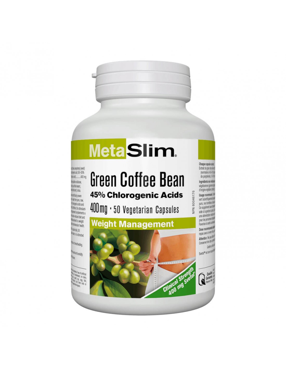 MetaSlim® Green Coffee Bean/ Зелено кафе (зърна) 400 mg x 50 капсули