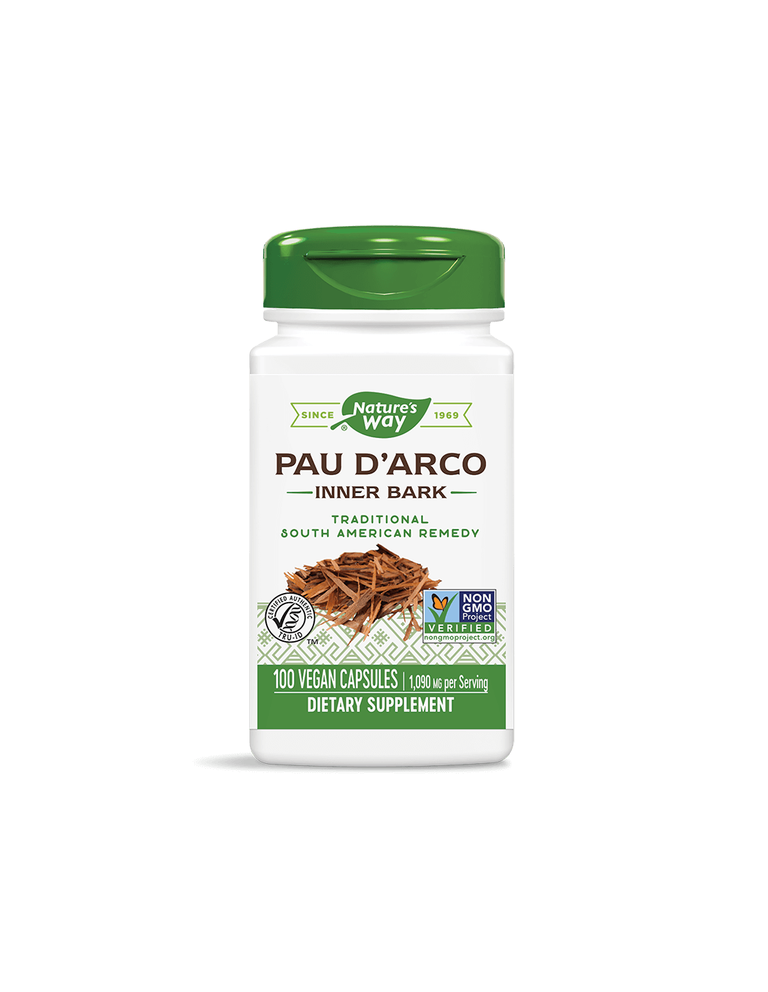 Pau D`Arco Inner Bark/ Мравчено дърво (вътрешна кора) х 100 капсули Nature’s Way