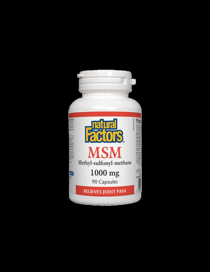 MSM/ МСМ - Метил-Сулфонил-Метан 1000 mg х 90 капсули Natural Factors