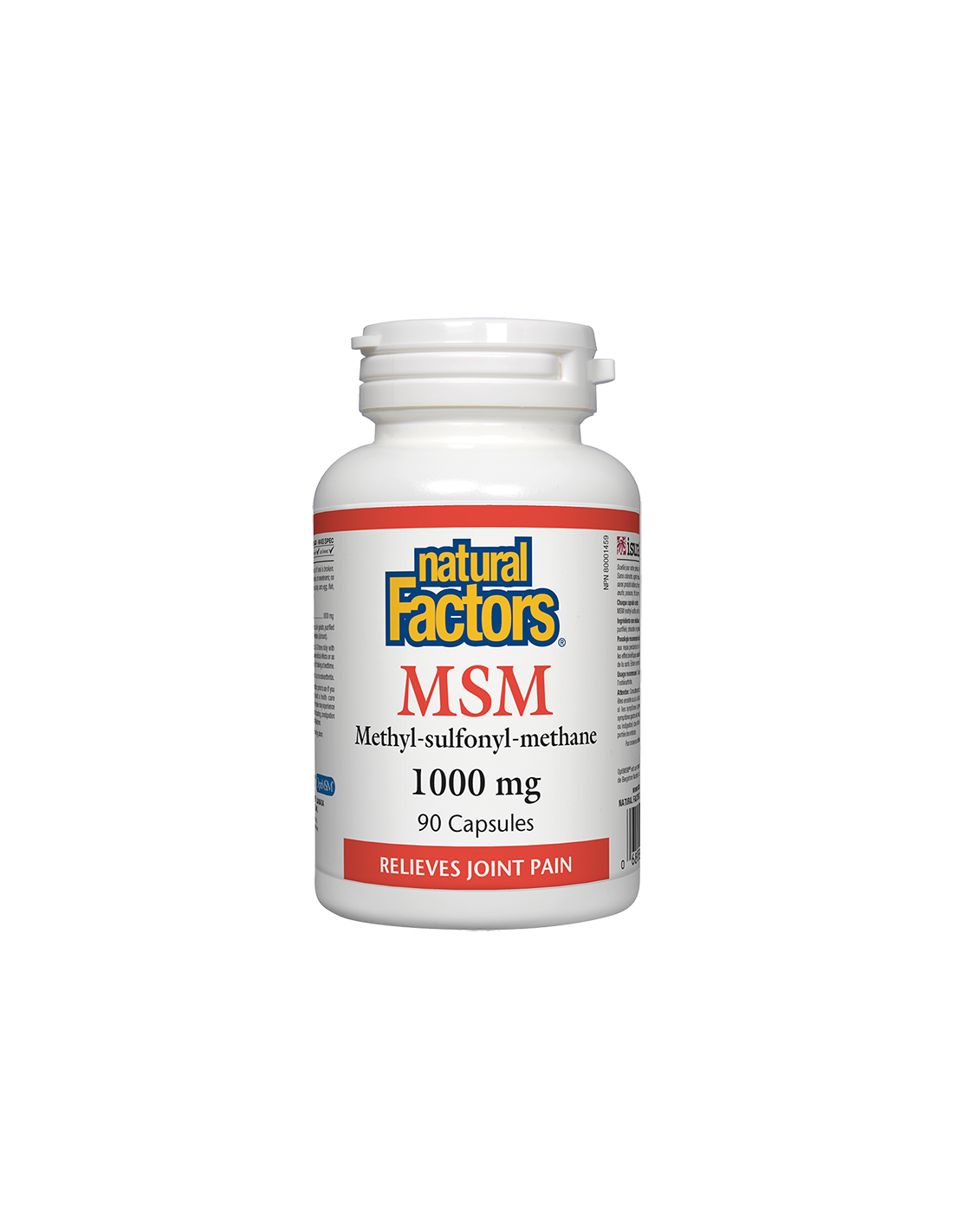 MSM/ МСМ - Метил-Сулфонил-Метан 1000 mg х 90 капсули Natural Factors