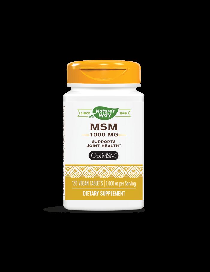 MSM/ МетилСулфонилМетан като OptiMSM® 1000 mg x 120 таблетки Nature’s Way