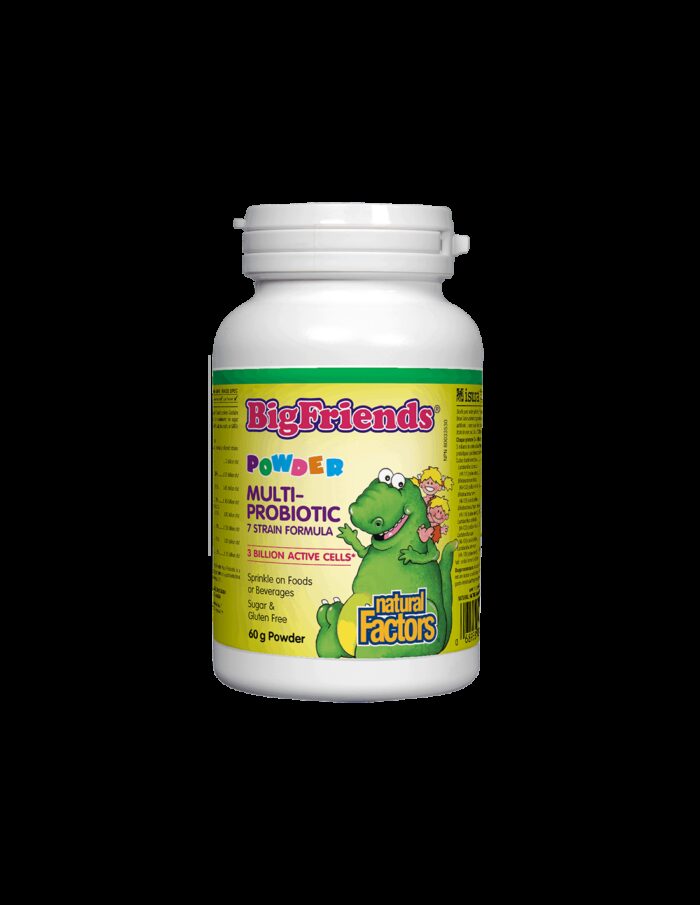 Multi-Probiotic Powder Big Friends®/ Мулти пробиотик за деца 3 млрд. активни пробиотици x 60 g пудра Natural Factors