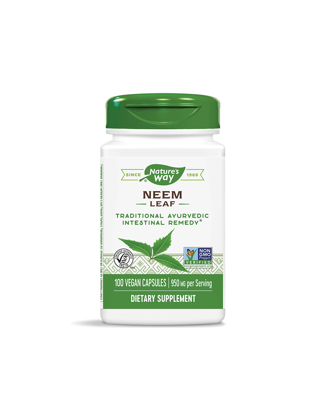 Neem Leaf/ Нийм (лист) 475 mg x 100 капсули Nature’s Way