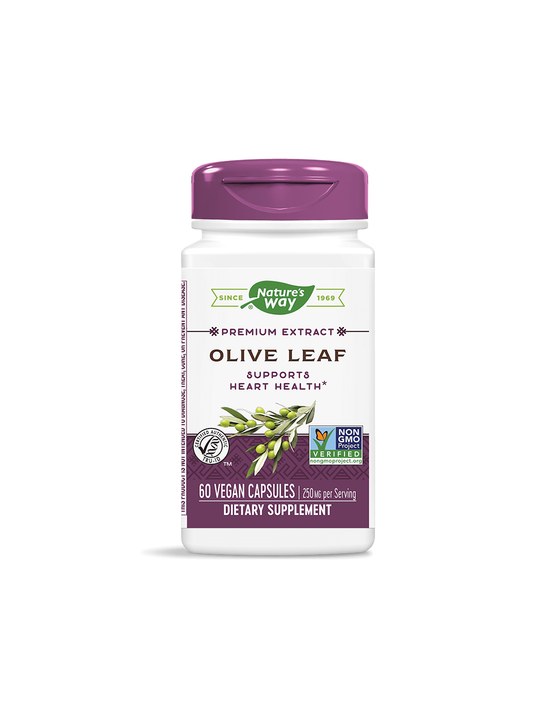 Olive Leaf / Маслина (лист) 430 mg x 60 капсули Nature’s Way