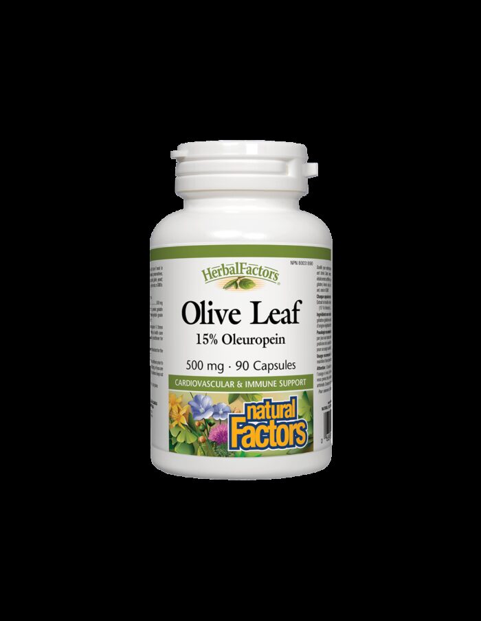 Olive Leaf / Маслина (лист) 500 mg х 90 капсули Natural Factors