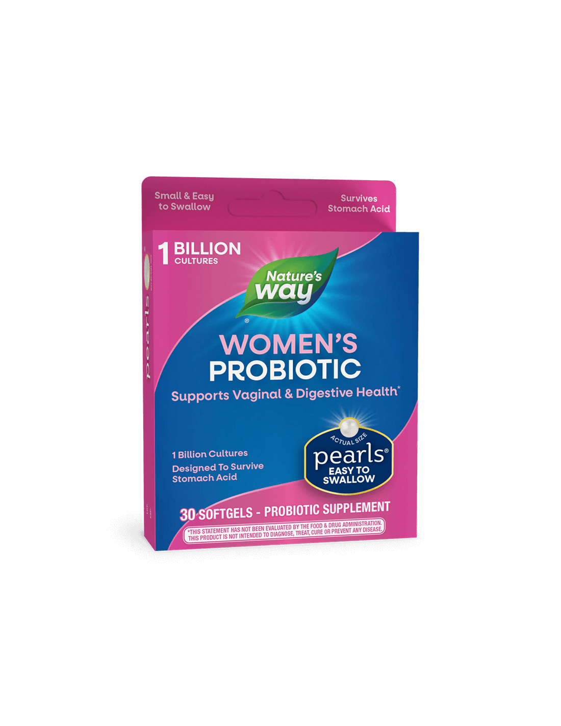 Pearls® Probiotic Women`s/ Пърлс® Пробиотик за жени 1 млрд. активни пробиотиици х 30 софтгел капсули