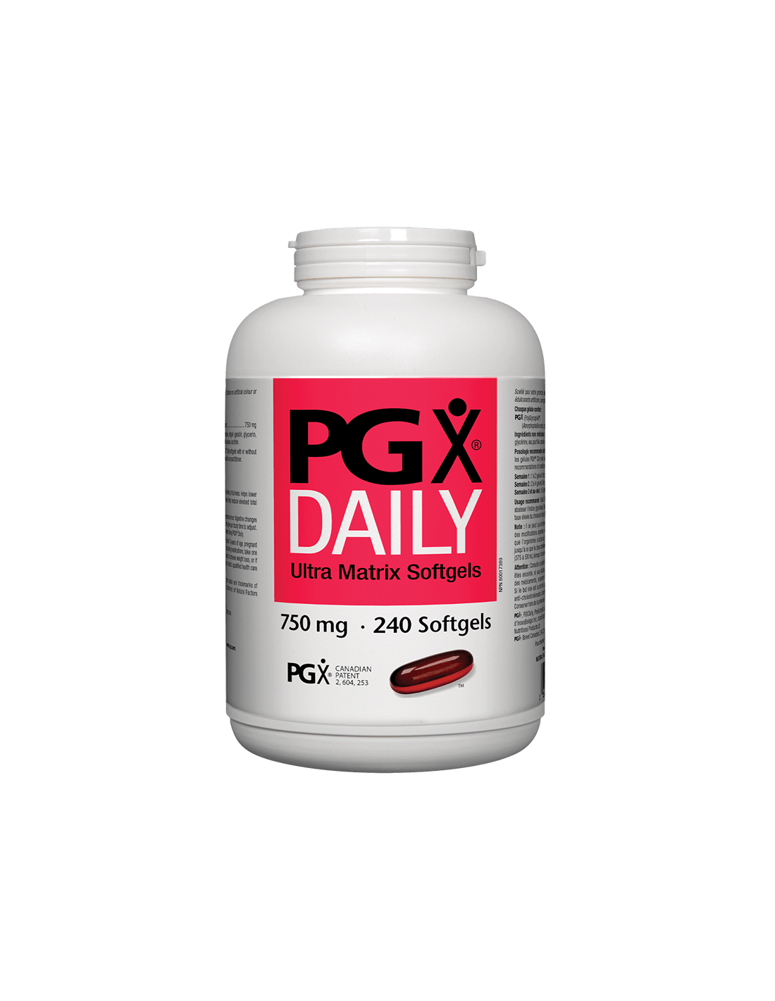 PGX® Daily Ultra Matrix / За отслабване/ 750 mg x 240 софтгел капсули Natural Factors