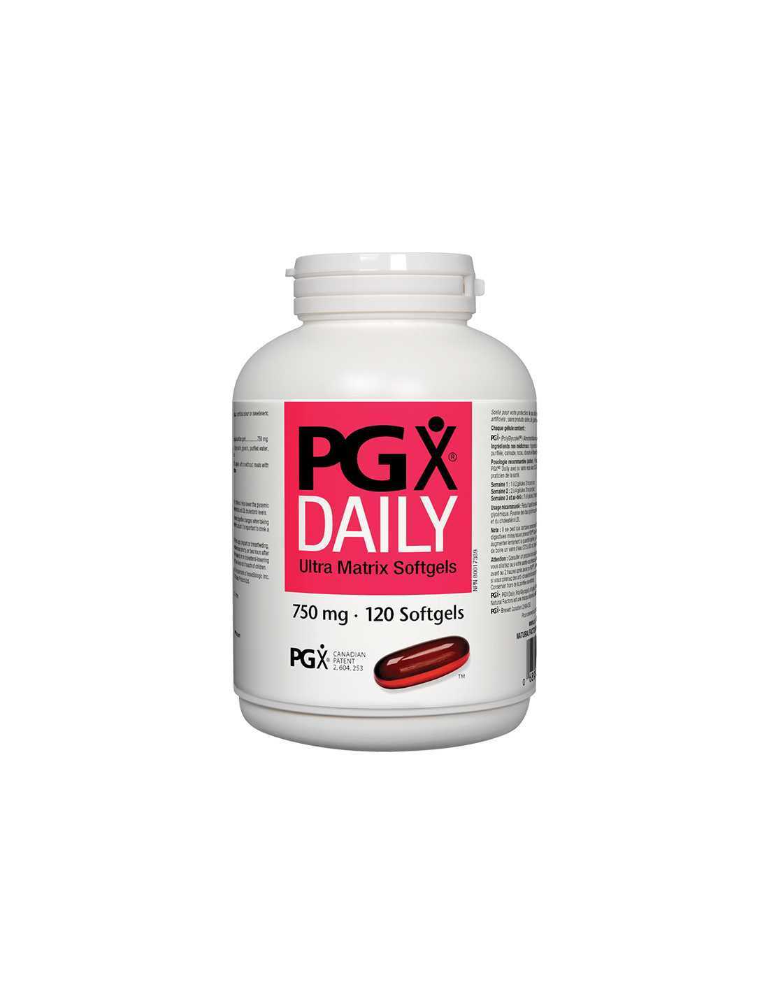 PGX® Daily Ultra Matrix / За отслабване / 750 mg x 120 софтгел капсули Natural Factors