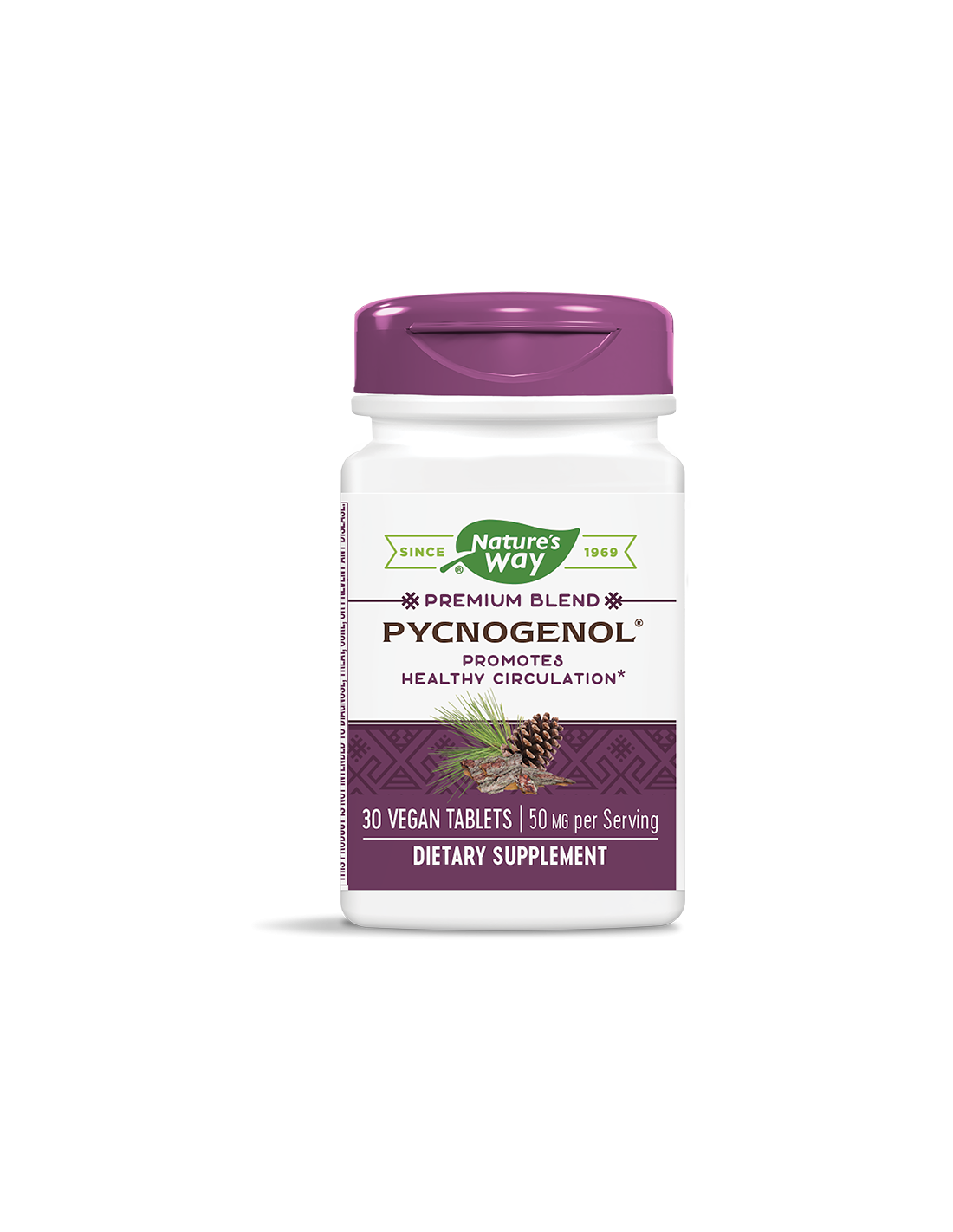 Pycnogenol® / Пикногенол® 50 mg х 30 таблетки Nature’s Way