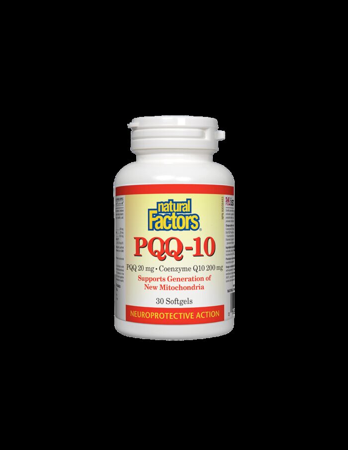 PQQ- 10®/ Пиролоквинолин квинон 20 mg + Коензим Q10 200 mg х 30 софтгел капсули Natural Factors