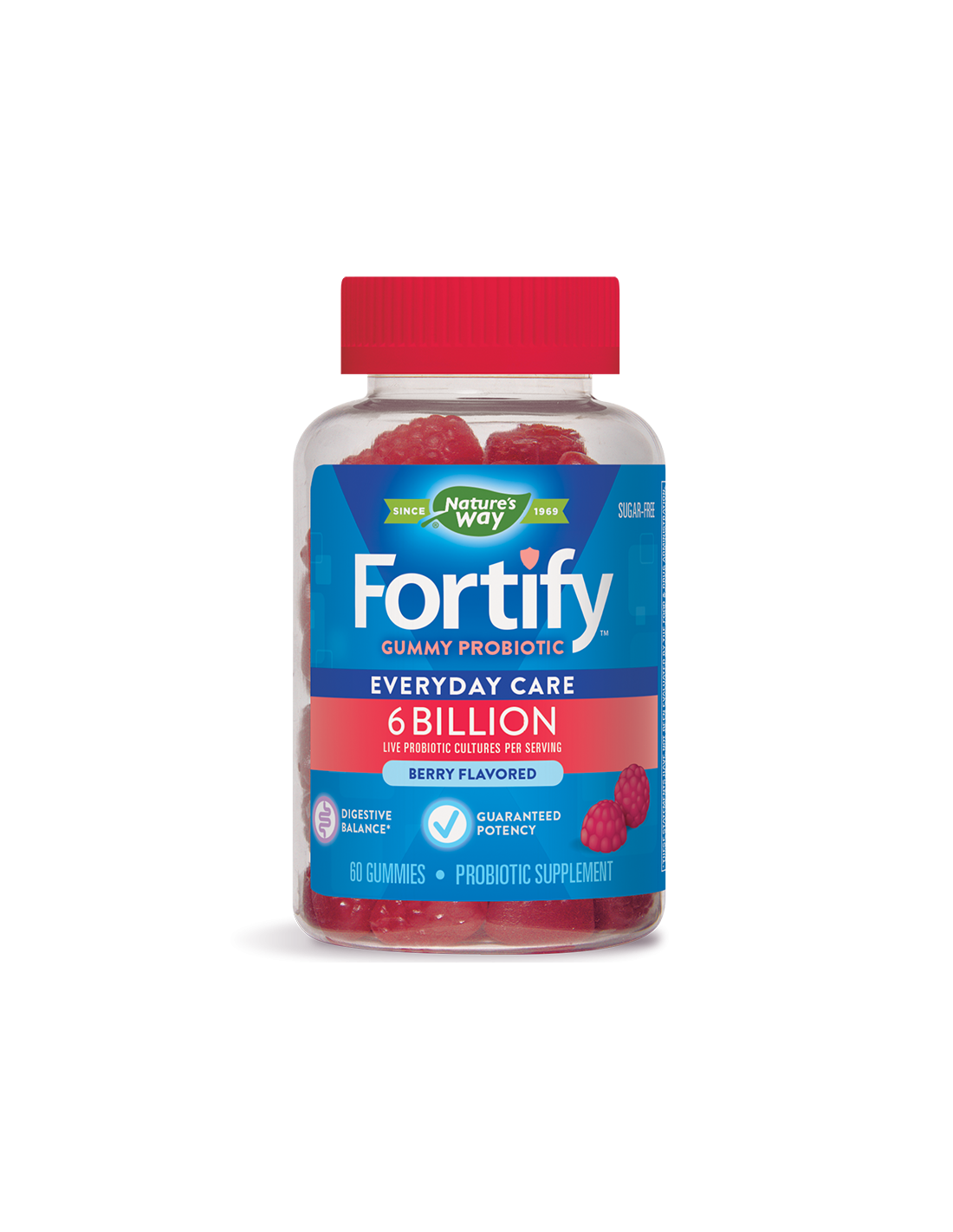 Fortify™ Gummy Probiotic - Фортифай™ гъми пробиотик - 6 милиарда активни пробиотици