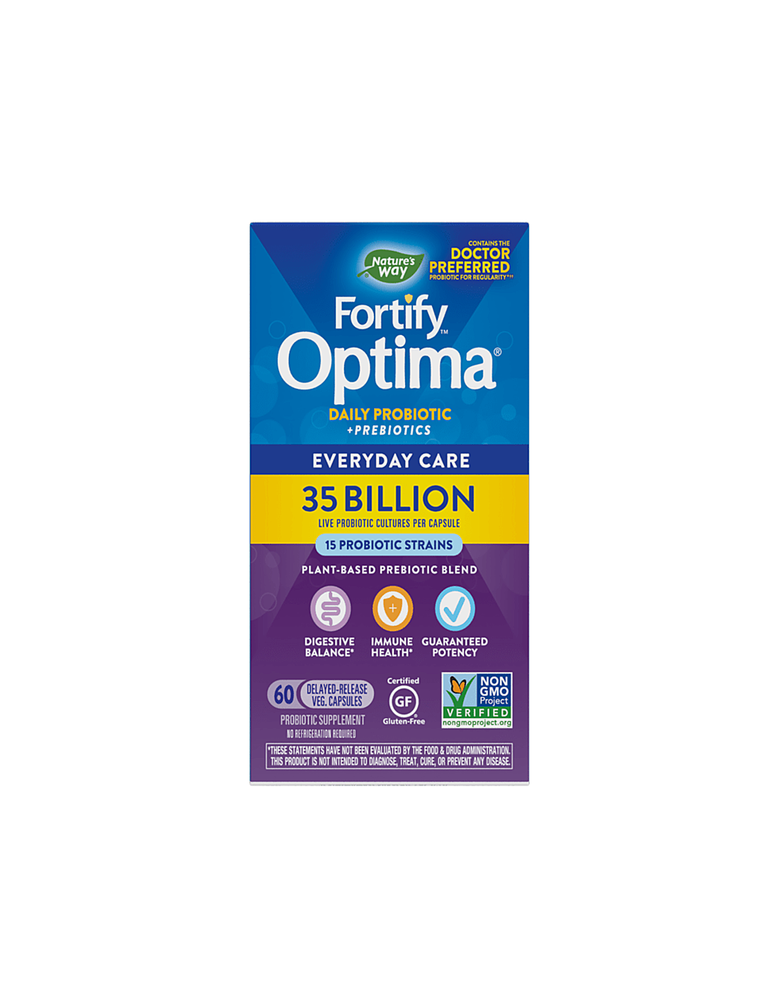 Fortify™ Optima® Daily Probiotic + Prebiotic - Фортифай пробиотик + пребиотици