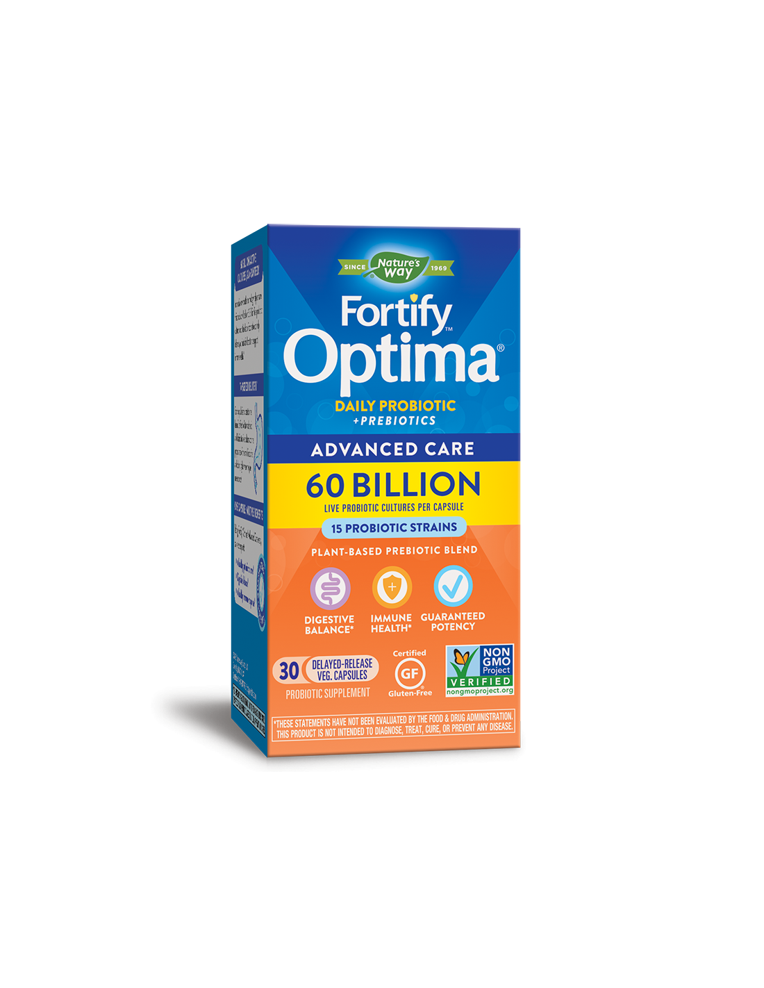 Fortify™ Optima® Advanced Care Probiotic - Фортифай - Оптима пробиотик + пребиотици