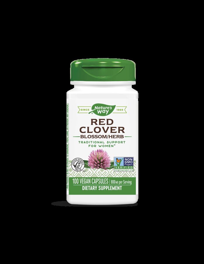 Red Clover Blossom Herb/ Червена детелина (цвят и билка) 400 mg х 100 капсули Nature’s Way