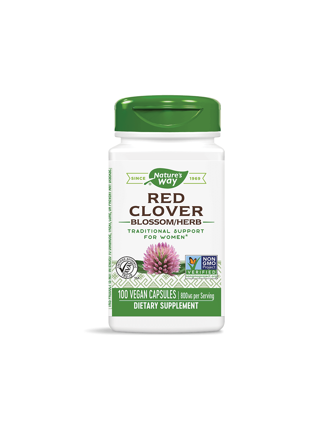 Red Clover Blossom Herb/ Червена детелина (цвят и билка) 400 mg х 100 капсули Nature’s Way