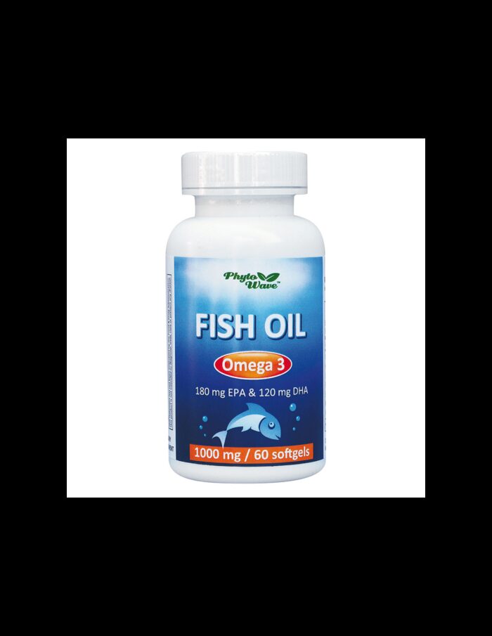 Fish Oil Omega-3 / Рибено масло 1000 mg х 60 софтгел капсули