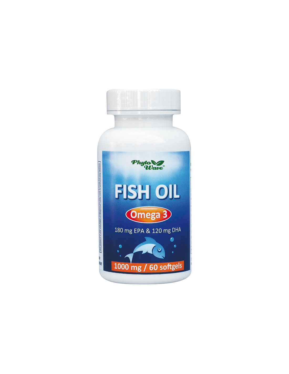 Fish Oil Omega-3 / Рибено масло 1000 mg х 60 софтгел капсули