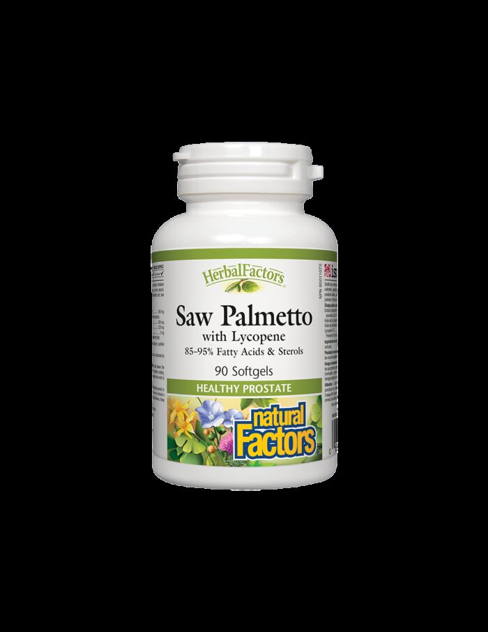 Saw Palmetto with Lycopene/ Сао Палмето с Ликопен х 90 софтгел капсули Natural Factors