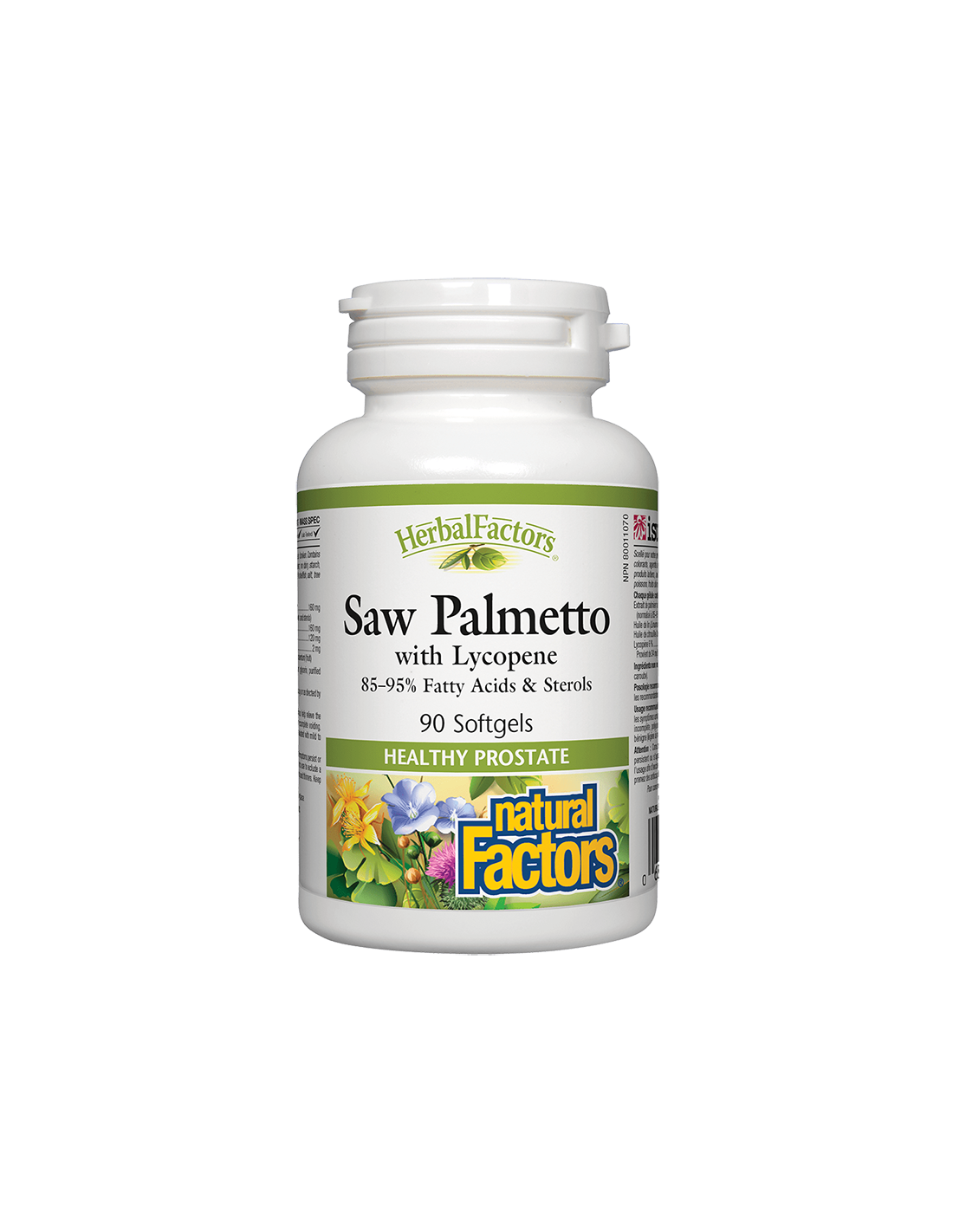 Saw Palmetto with Lycopene/ Сао Палмето с Ликопен х 90 софтгел капсули Natural Factors