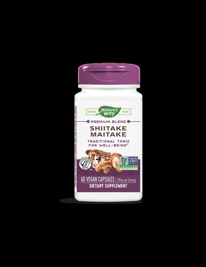 Shiitake Maitake/ Шийтаке и майтаке 250 mg х 60 капсули Nature’s Way