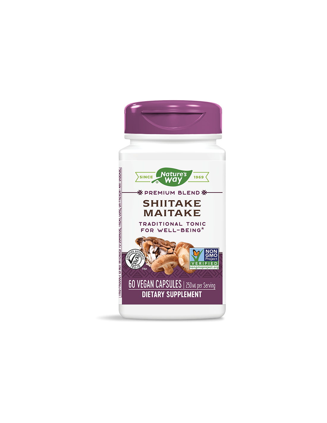 Shiitake Maitake/ Шийтаке и майтаке 250 mg х 60 капсули Nature’s Way