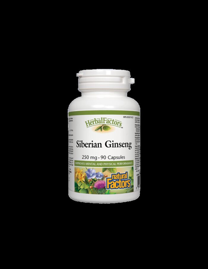 Siberian Ginseng/ Женшен сибирски 250 mg х 90 капсули Natural Factors