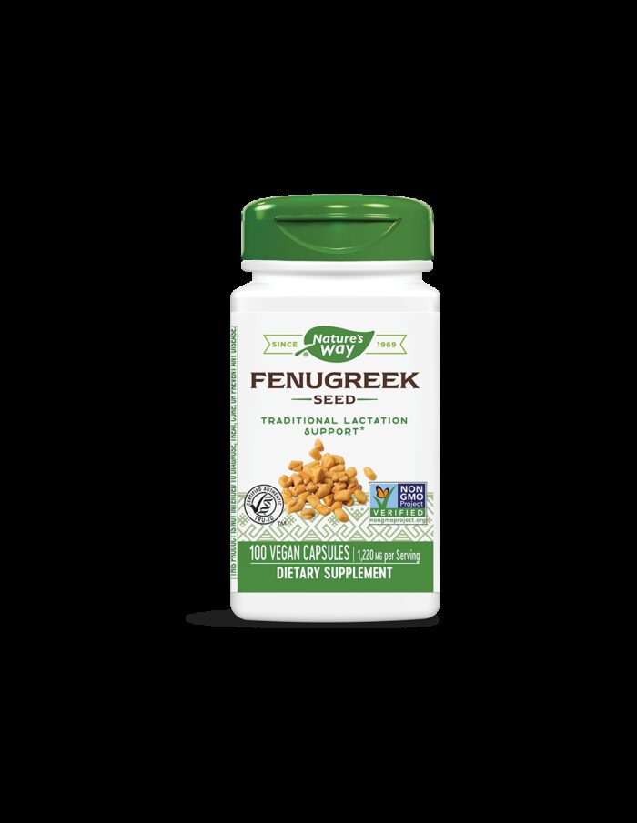 Fenugreek Seed/ Сминдух (семена) 610 mg х 100 капсули Nature’s Way