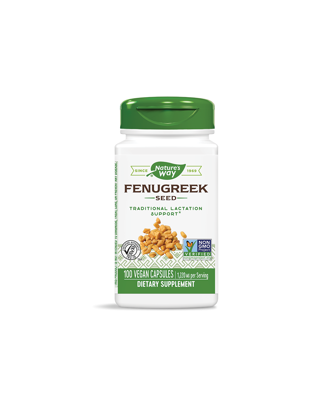 Fenugreek Seed/ Сминдух (семена) 610 mg х 100 капсули Nature’s Way