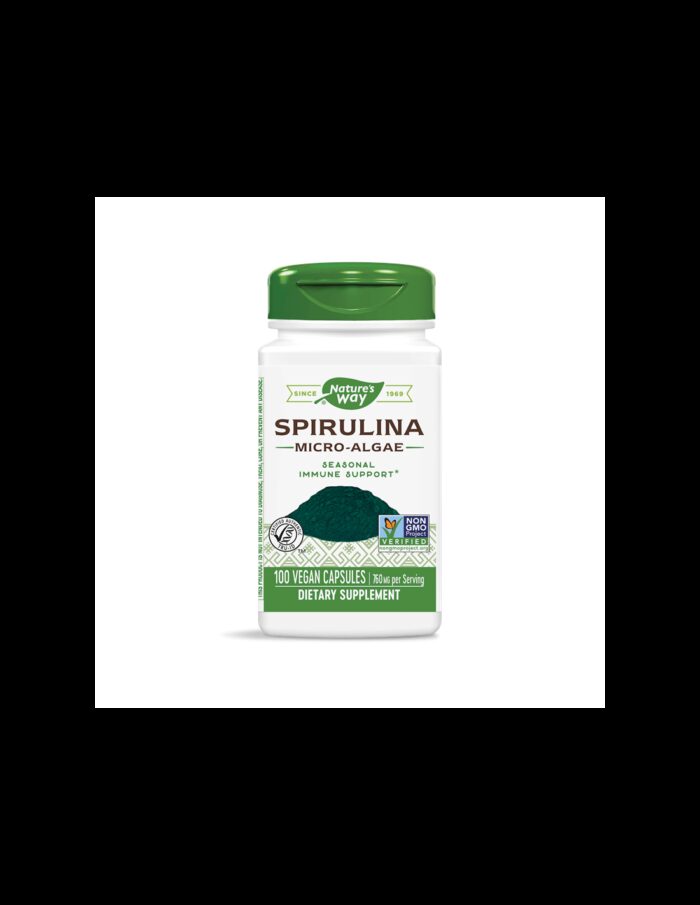 Spirulina Micro-Algae/ Спирулина (микро-водорасли) 380 mg х 100 капсули Nature’s Way