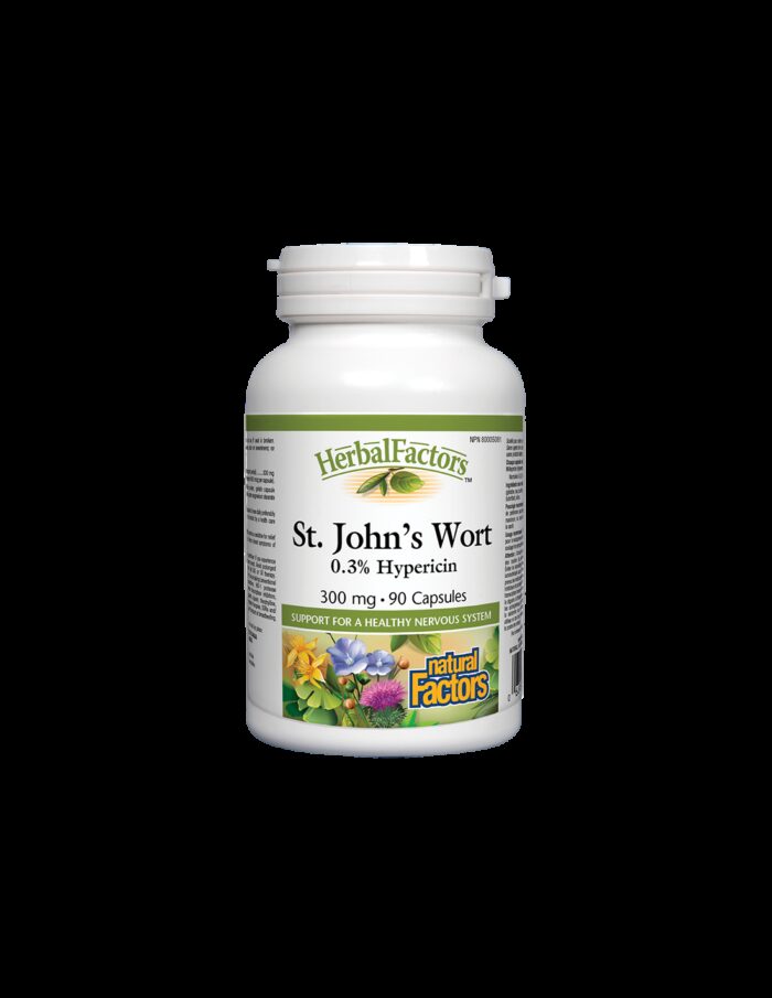 St. John`s Wort/ Жълт кантарион 300 mg х 90 капсули Natural Factors