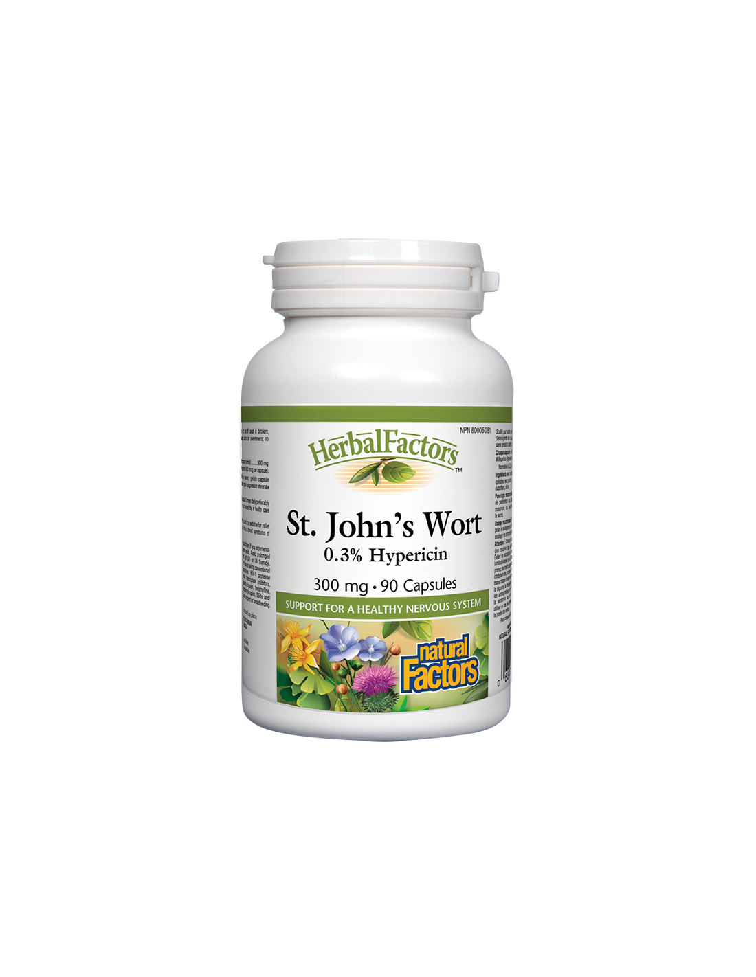 St. John`s Wort/ Жълт кантарион 300 mg х 90 капсули Natural Factors