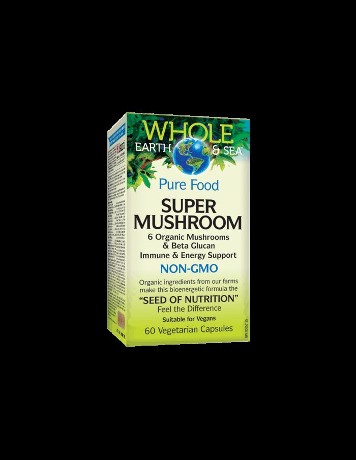 Super Mushroom Whole earth & sea® х 60 капсули Natural Factors