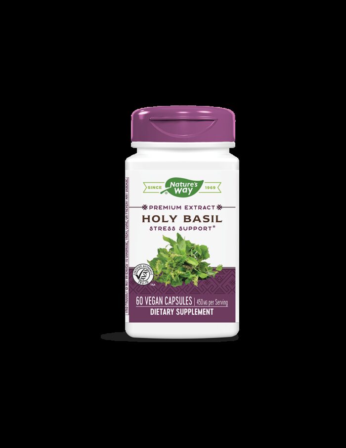 Holy Basil/ Свещен босилек 450 mg х 60 капсули Nature’s Way