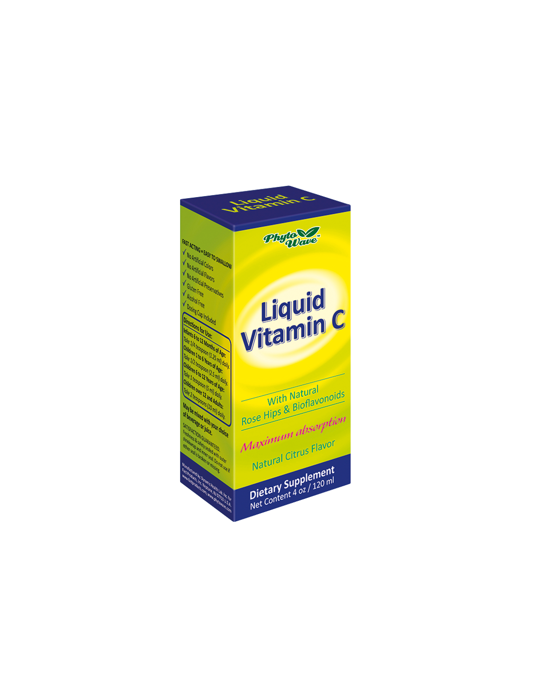 Vitamin C Liquid/ Витамин С + Биофлавоноиди и Шипка x 120 ml/ 96 дози