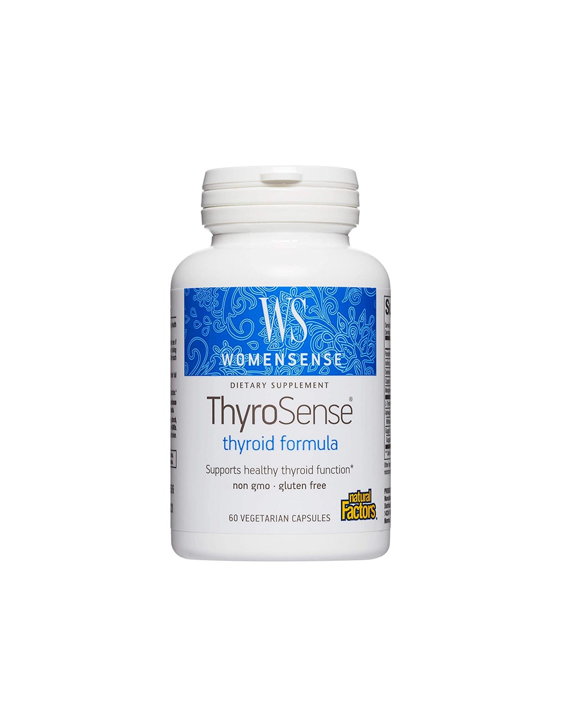 ThyroSense® WomenSense® / Тироидна формула х 60 капсули Natural Factors