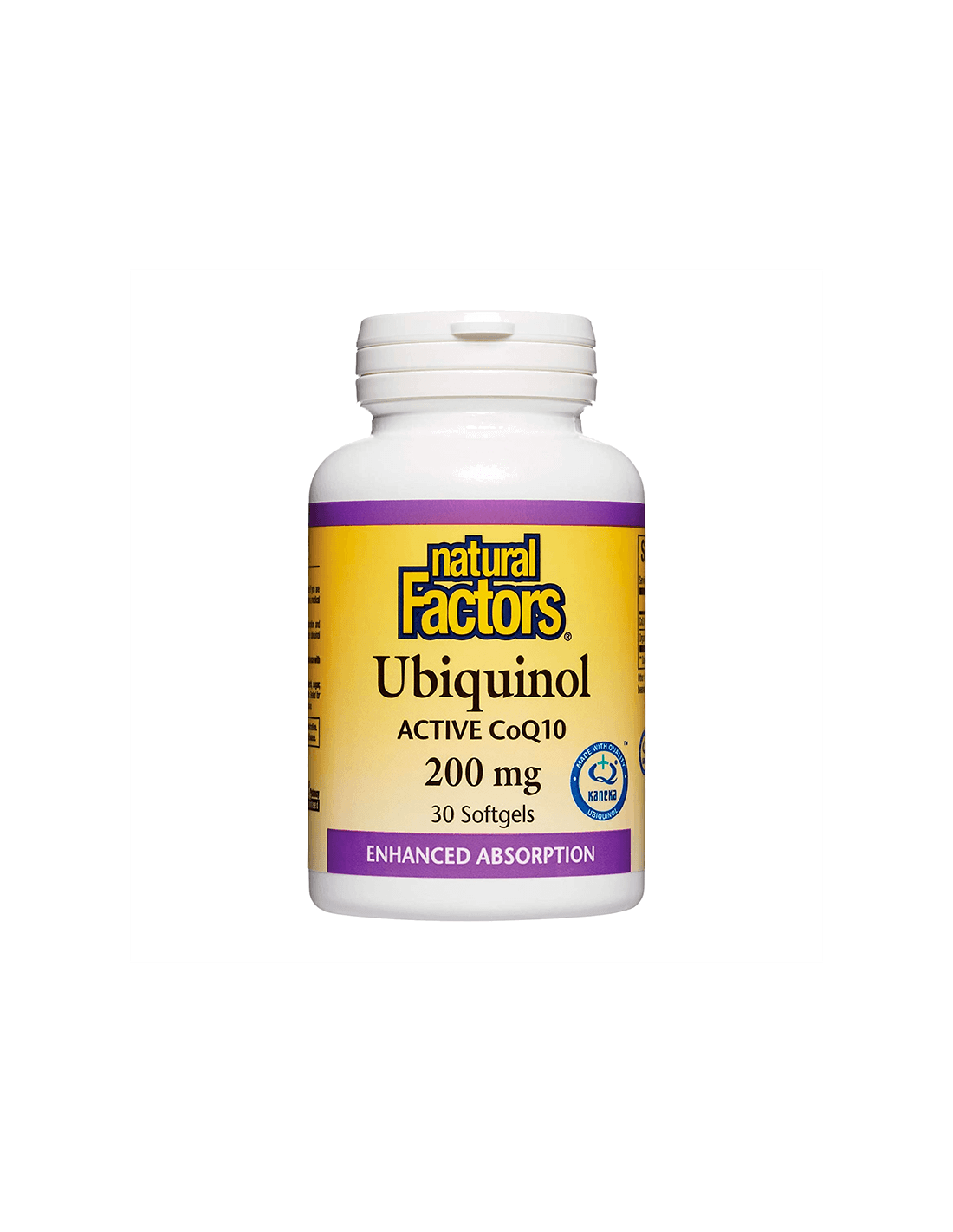 Ubiquinol Active CoQ10/ Убиквинол Активен Коензим 200 mg x 30 софтгел капсули Natural Factors