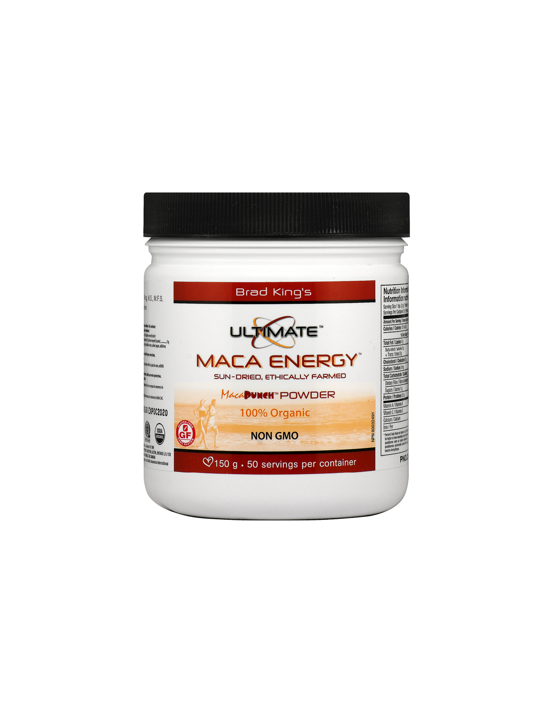 Ultimate® Maca Energy Organic/ Мака 150 g пудра х 50 дози Natural Factors